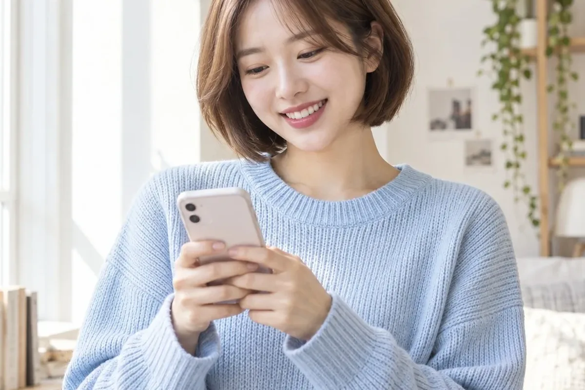 아이폰 콘텐츠이용료현금화 휴대폰 결제 연결을 확인하는 손 24시 바로